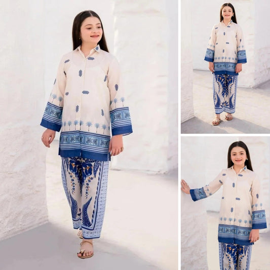 Fairy – Floral Printed Kids Co-Ord Set