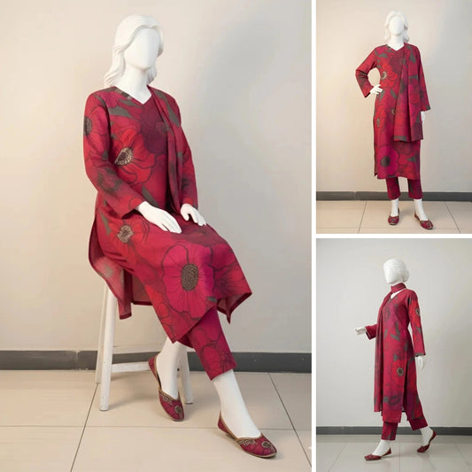 Aurora Rose – Floral Printed Suit Set