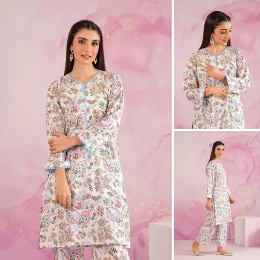 Muktopushpa – Floral Print Kurti Set